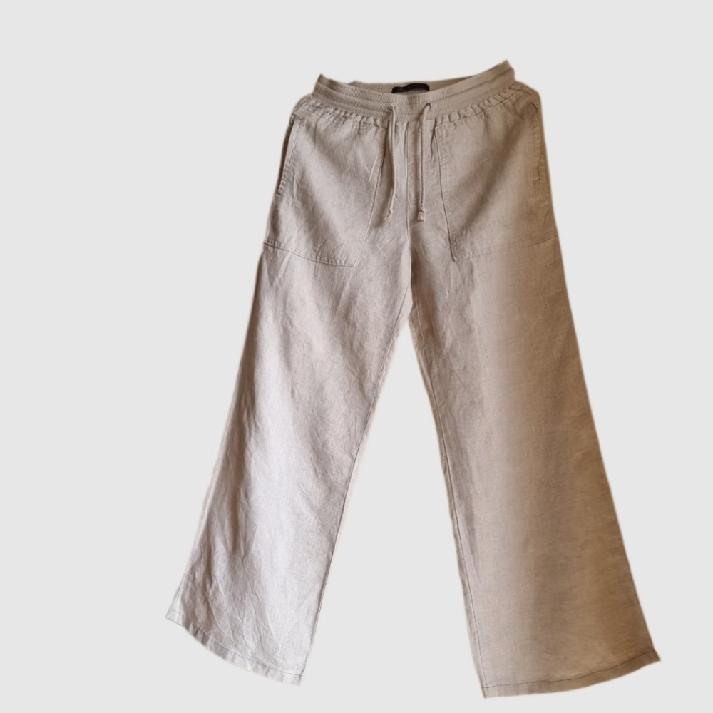 Marks and spencer women regular fitBeige trouser. - Picture 1 of 10
